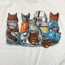 Load image into Gallery viewer, F- Vintage Kennedy Space Center Astronaut Cats Graphic Tee
