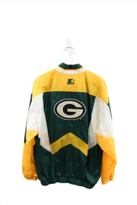 X -  Vintage Starter NFL Green Bay Packers Nylon Windbreaker