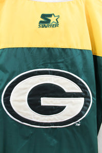 X -  Vintage Starter NFL Green Bay Packers Nylon Windbreaker