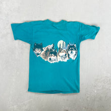 Load image into Gallery viewer, F- Vintage &#39;92 Montreal Wolves &amp; Moon Graphic Tee
