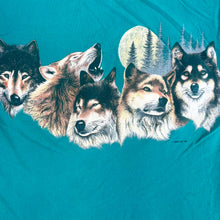 Load image into Gallery viewer, F- Vintage &#39;92 Montreal Wolves &amp; Moon Graphic Tee
