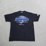 F- Vintage 1997 LA Dodgers MLB Logo Athletic Text Tee