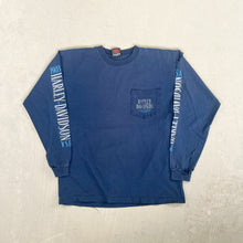 Load image into Gallery viewer, F- Vintage &#39;02 Harley Davidson Mansfield PA Long Sleeve Tee

