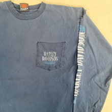 Load image into Gallery viewer, F- Vintage &#39;02 Harley Davidson Mansfield PA Long Sleeve Tee
