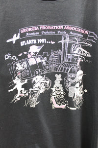 X - Vintage 1991 Georgia Probation Association Jerzees Super Tee