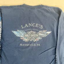Load image into Gallery viewer, F- Vintage &#39;02 Harley Davidson Mansfield PA Long Sleeve Tee
