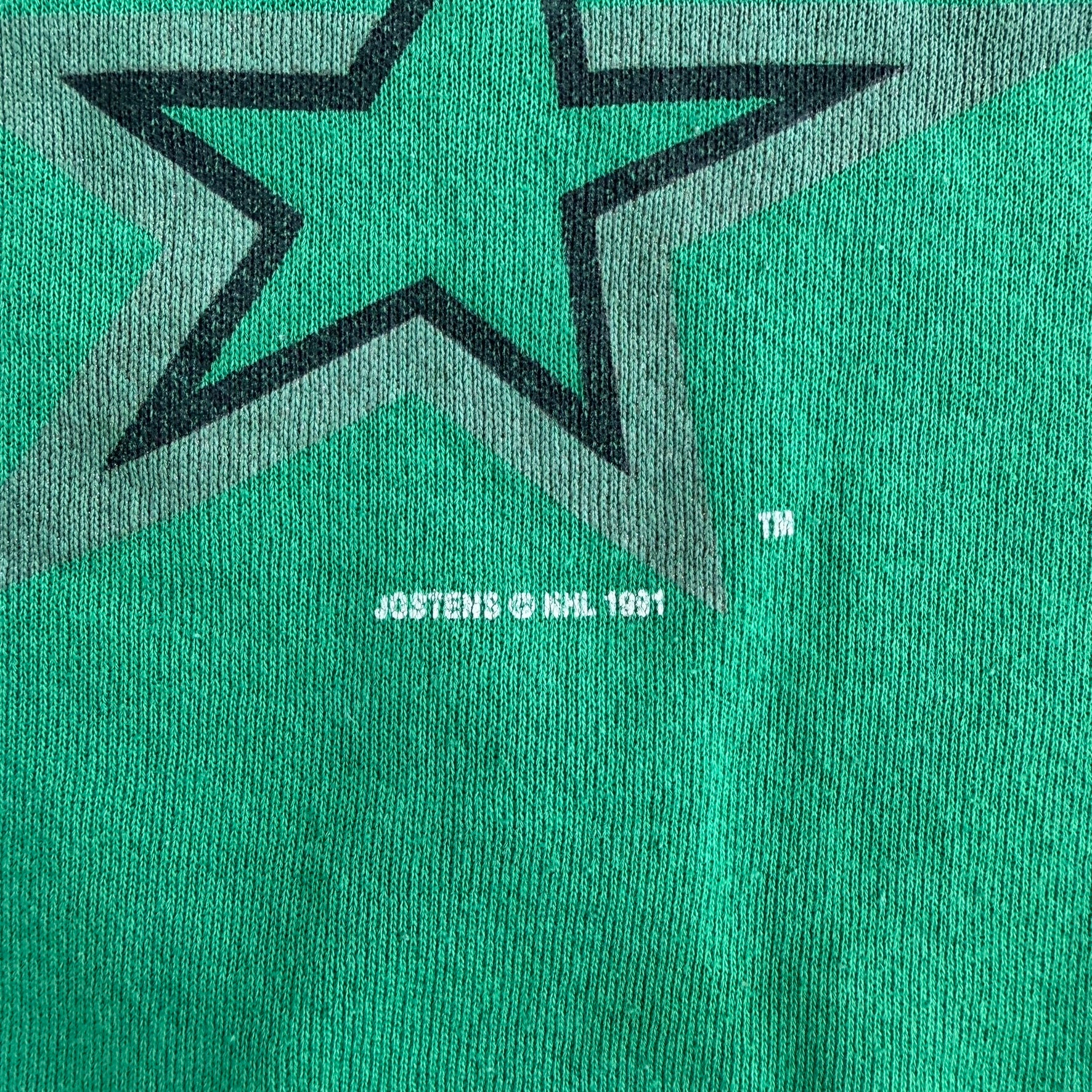 J- Vintage '91 Minnesota North Stars NHL Graphic Made In USA Crewneck - XL