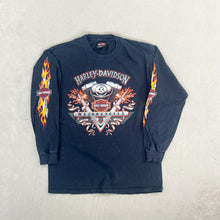 Load image into Gallery viewer, F- Vintage &#39;03 Harley Davidson Quebec Canada Long Sleeve Tee
