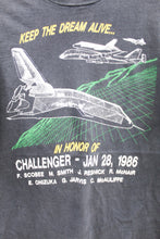 Load image into Gallery viewer, X - Vintage Single Stitch 90s In Honor Of Space Shuttle Challenger Hanes Beefy Tee

