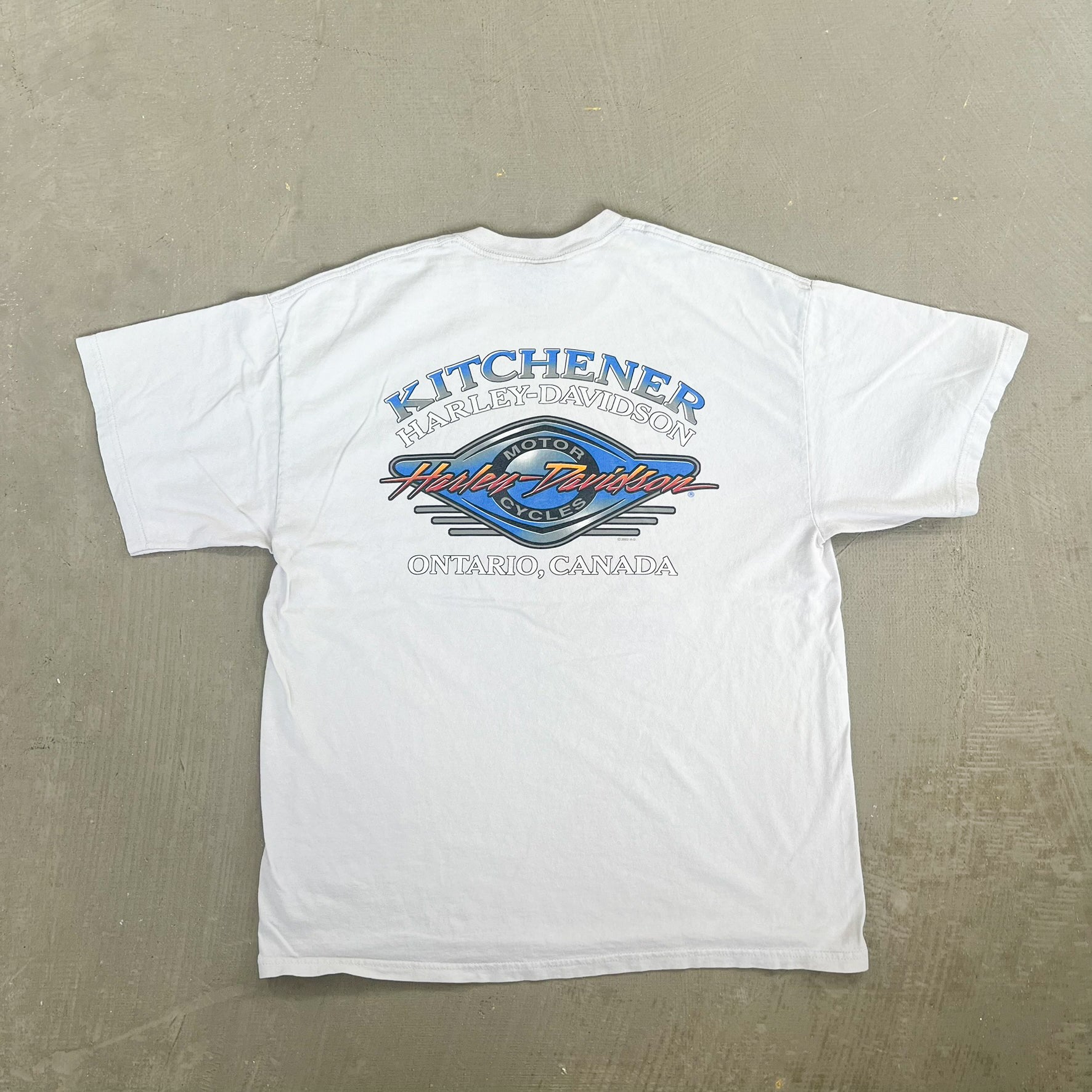 F- Vintage '05 Harley Davidson Kitchener Ontario Tee