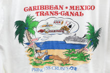 Load image into Gallery viewer, X - Vintage Single Stitch Princess Cruises Mexico &amp; Caribbean Trans Canal Tee
