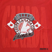 F- Vintage 1991 Canada Cup Champions Starter Single Stitch Tee