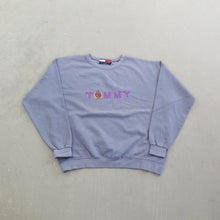 Load image into Gallery viewer, F- Vintage Tommy Hilfiger Embroidered Text &amp; Crest Crewneck
