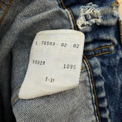 J- Vintage 90s Levi’s 70503 02 Trucker Denim Jacket - L