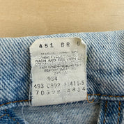 J- Vintage 90s Levi’s 70598 4834 Light Wash Trucker Denim Jacket - XL
