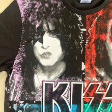 Load image into Gallery viewer, F- Kiss Picture &amp; Text Multi Color Tee
