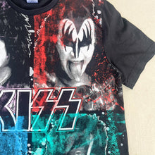Load image into Gallery viewer, F- Kiss Picture &amp; Text Multi Color Tee
