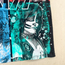 Load image into Gallery viewer, F- Kiss Picture &amp; Text Multi Color Tee

