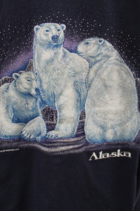 X - Vintage Single Stitch Alaska Polar Bear Anvil Tag Tee