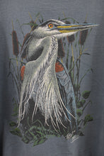 Load image into Gallery viewer, X - Vintage 92&#39; Single Stitch Wild Cotton Heron In Pond Tee
