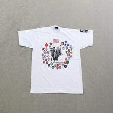Load image into Gallery viewer, F- Vintage American Army Logos Single Stitch Tee
