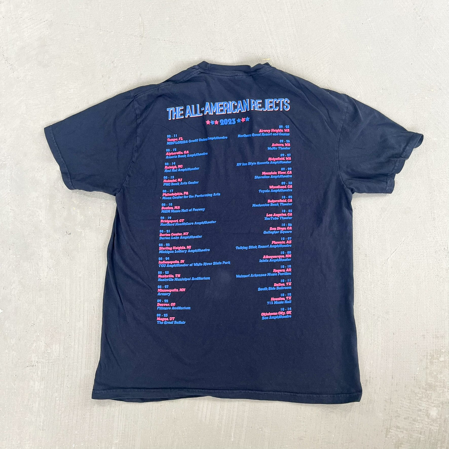 F- 2023 All American Rejects Wet Hot Summer Tour Tee
