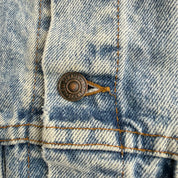 J- Vintage 90s Levi’s 70508  Acid Wash Made In USA Denim Trucker Jacket - XL
