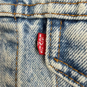 J- Vintage 90s Levi’s 70508  Acid Wash Made In USA Denim Trucker Jacket - XL