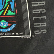 J- Vintage '95 NFL Experience Super Bowl 29 Chargers Vs 49ers Made In USA Single Stitch Tee - XL