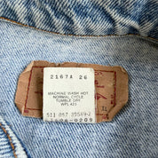J- Vintage 90s Levi’s 70508  Acid Wash Made In USA Denim Trucker Jacket - XL