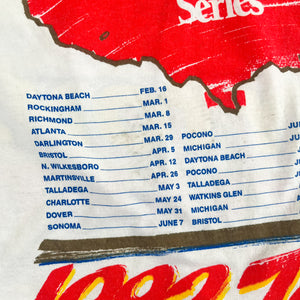 F- Vintage '92 Nascar Winston Cup Graphic Pocket Tee