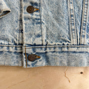 J- Vintage 90s Levi’s 70508  Acid Wash Made In USA Denim Trucker Jacket - XL