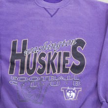 Load image into Gallery viewer, F- Vintage University Of Washington Huskies Football Club Salem Crewneck
