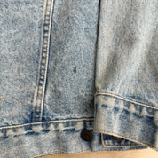 J- Vintage 90s Levi’s 70508  Acid Wash Made In USA Denim Trucker Jacket - XL