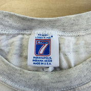 J- Vintage '90 Seattle Seahawks NFL Logo 7 Graphic Made In USA Single Stitch Tee - L