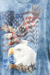 X - The Mountain American Flag & Eagles Tee