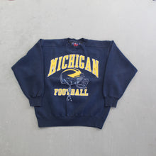 Load image into Gallery viewer, F- Vintage University Of Michigan Wolverines Football Crewneck
