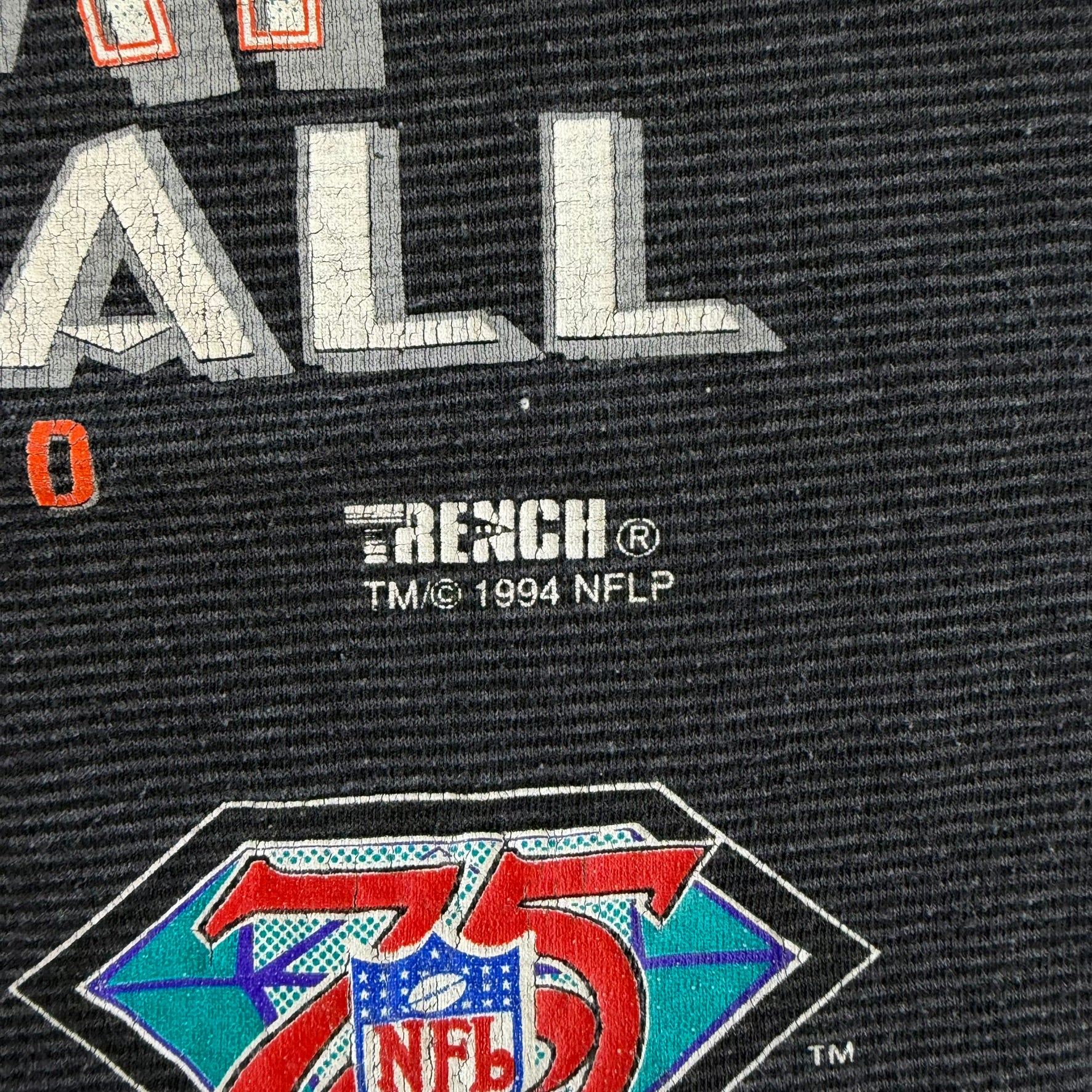 J- Vintage '94 Miami Dolphins NFL Graphic Made In USA Single Stitch Tee - XL