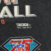J- Vintage '94 Miami Dolphins NFL Graphic Made In USA Single Stitch Tee - XL