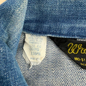J- Vintage 70s Wrangler 4 Pockets Made In USA Denim Trucker Jacket - 46 Long (fits L)