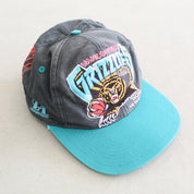 F- Vintage 1994 Vancouver Grizzlies NBA Logo Athletic Logo & Text Snapback Hat