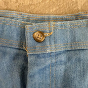 J- Vintage 70s Levi’s Orange Tab Action Slacks Light Blue Flare Pants - 33x31