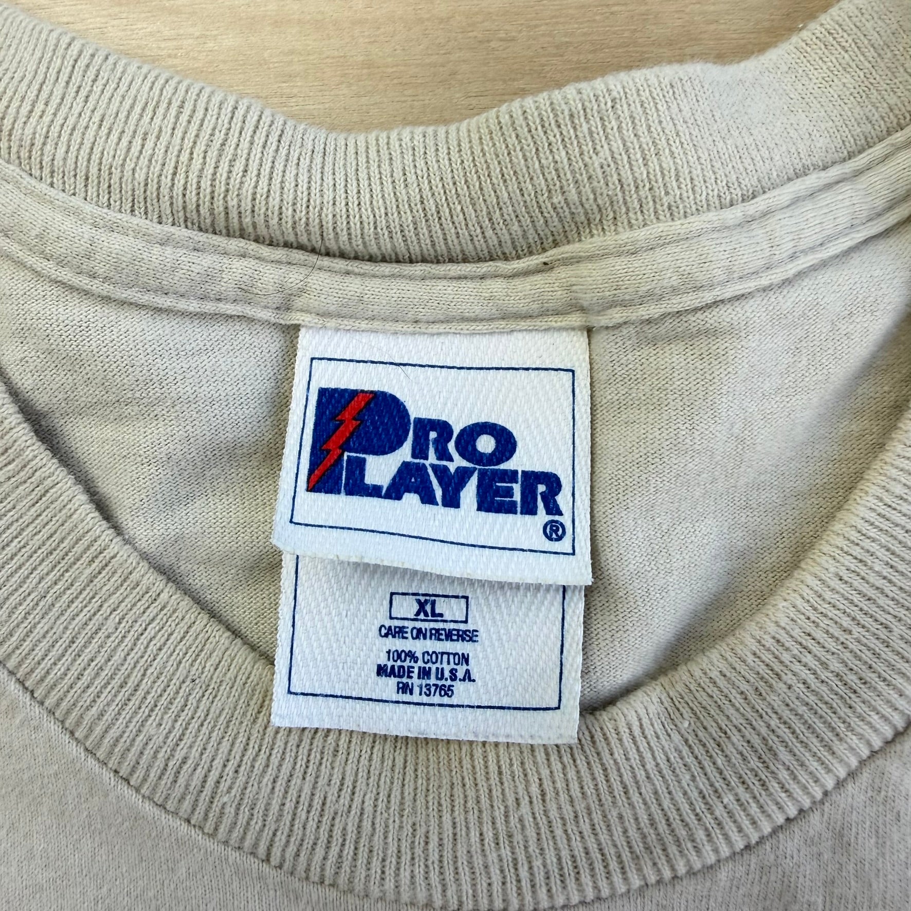 J- Vintage '97 New York Yankees MLB American League Pro Player Made In USA Single Stitch Tee - XL
