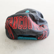 F- Vintage 1994 Vancouver Grizzlies NBA Logo Athletic Logo & Text Snapback Hat