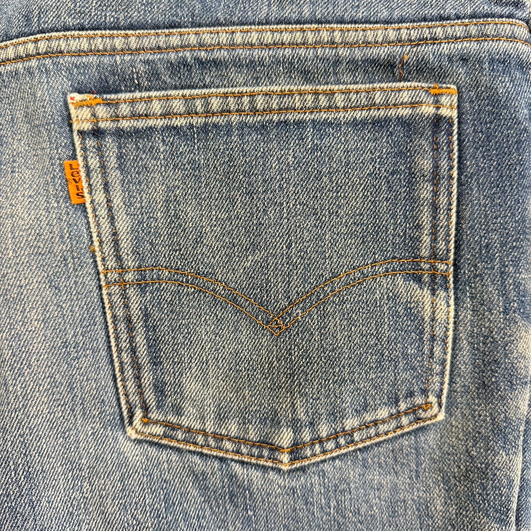 J- Vintage ‘86 Levi’s Orange Tab Made In USA Fleece Lined Straight Leg Jeans - 34x28.5