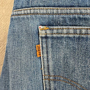 J- Vintage ‘86 Levi’s Orange Tab Made In USA Fleece Lined Straight Leg Jeans - 34x28.5