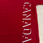 J- Vintage Adidas Canada National Soccer Team Text Ringer Tee - M