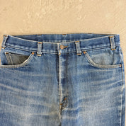 J- Vintage ‘86 Levi’s Orange Tab Made In USA Fleece Lined Straight Leg Jeans - 34x28.5