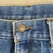 J- Vintage ‘86 Levi’s Orange Tab Made In USA Fleece Lined Straight Leg Jeans - 34x28.5