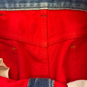 J- Vintage ‘86 Levi’s Orange Tab Made In USA Fleece Lined Straight Leg Jeans - 34x28.5